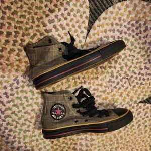Converse High top plaid
